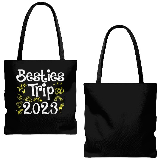 Besties Trip 2023 Summer Vacation Spring Break Tote Bags (AOP)