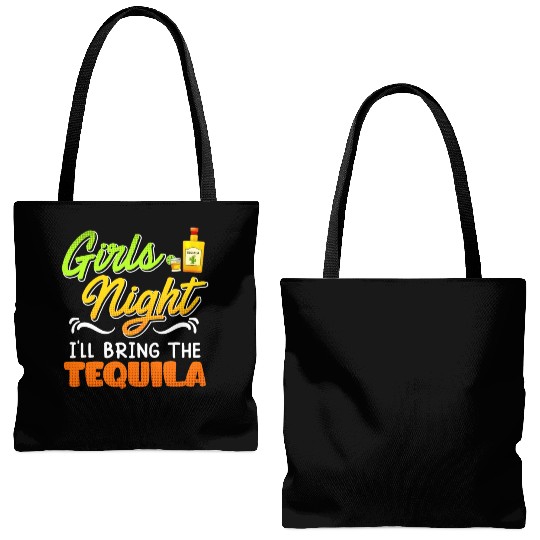 Girls Night I'll bring the Tequila Spring Break Tote Bags (AOP)