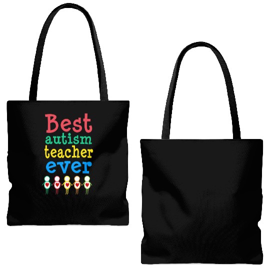Autism Teacher Gift Tote Bags (AOP)