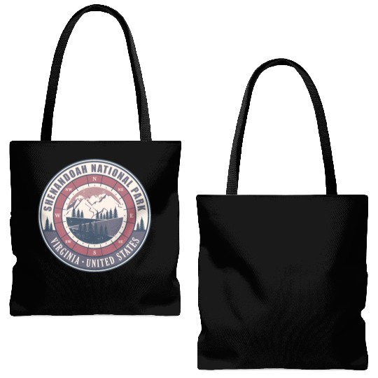 Shenandoah National Park Virginia US Hiking Tote Bags (AOP)
