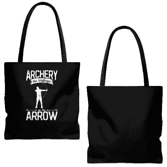 Archery, the language of the arrow - Archery Tote Bags (AOP)