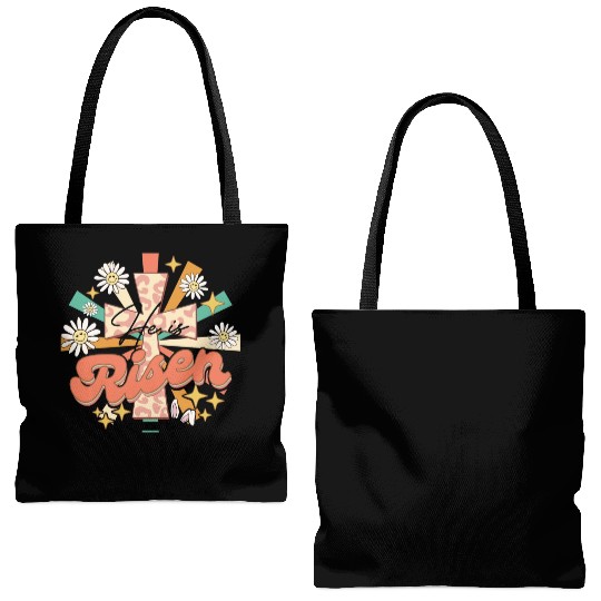 He is risen Mathew 28:06 Tote Bags (AOP)