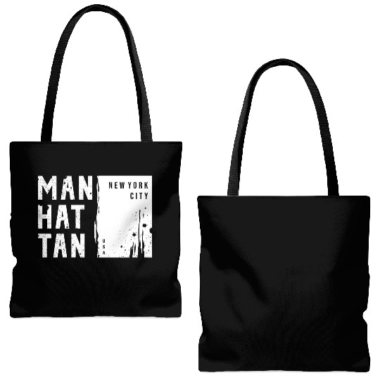 MANHATTAN NYC USA Urban Street Tote Bags (AOP) Design 2023