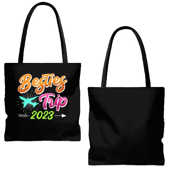 Besties Trip 2023 Vacation Friends Spring Break Tote Bags (AOP)