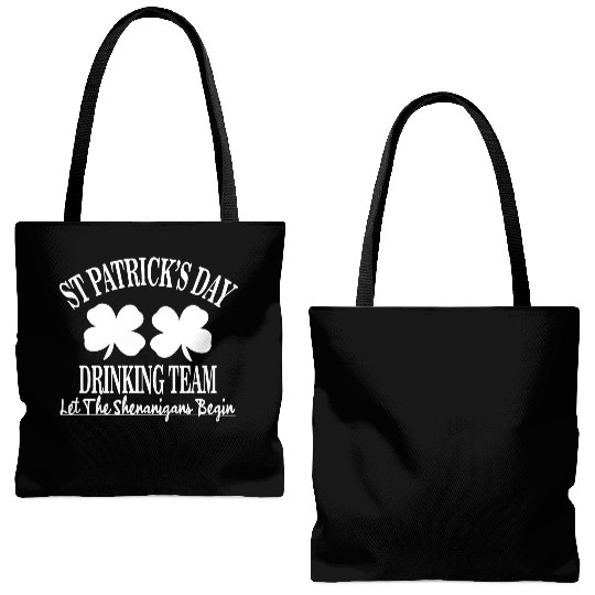 St Patrick Day Drinking Team Let The Shenanigan Tote Bags (AOP)