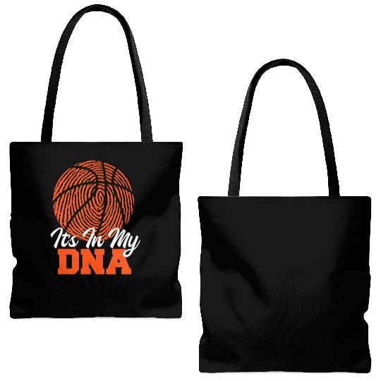 It s In My DNA Basketball Player Ball Game Trainer Tote Bags (AOP)