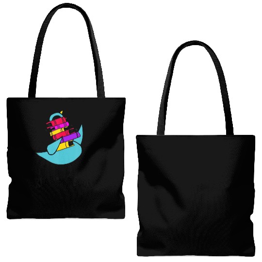 Teacher Library Read Mo Books Pigeon Reading Libra Tote Bags (AOP)