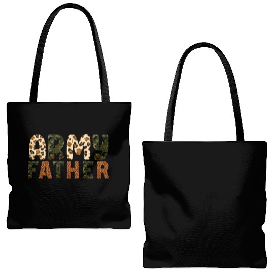Army Father Sublimation Tote Bags (AOP)