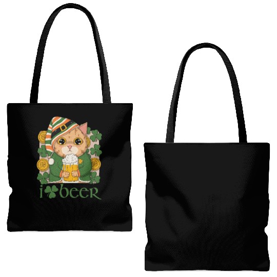 I Love Beer Tote Bags (AOP)