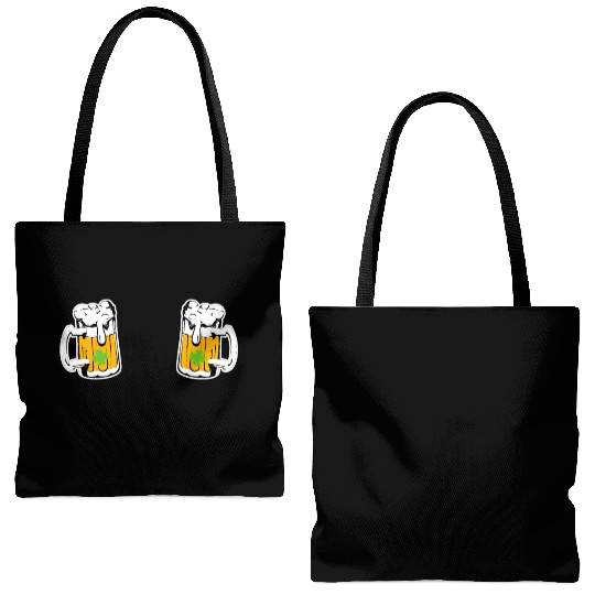 Irish beer Ireland St. Patrick's Day Tote Bags (AOP)
