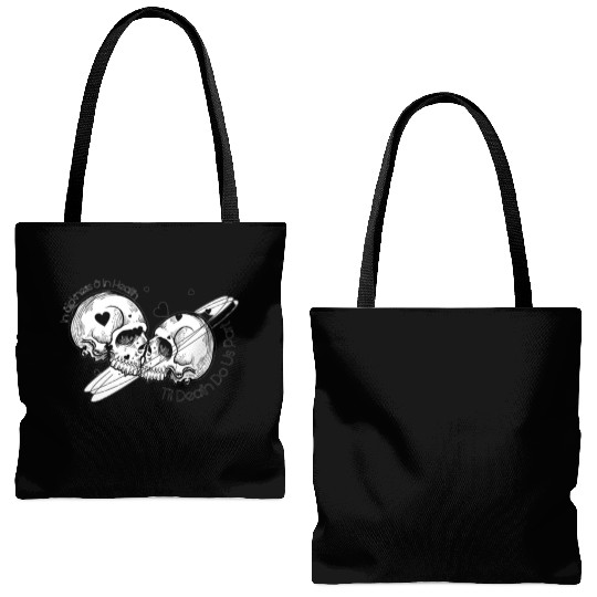 till death do us part Tote Bags (AOP)