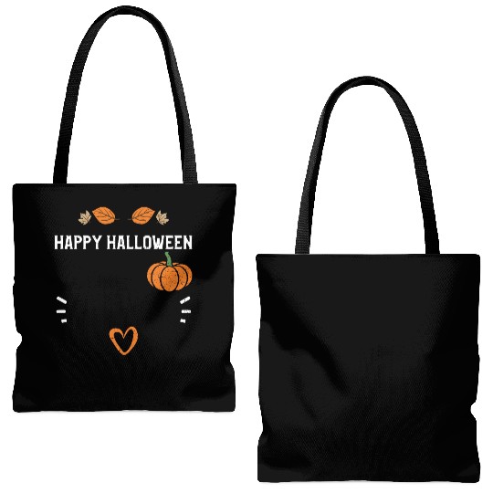 Happy Halloween - Pumpkin Tote Bags (AOP)