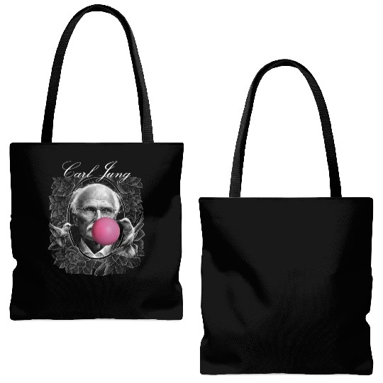 Carl Jung most influential psychiatrist homage Tote Bags (AOP)