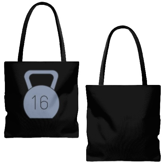 Jumping Ball Sport Flat Icon Tote Bags (AOP)