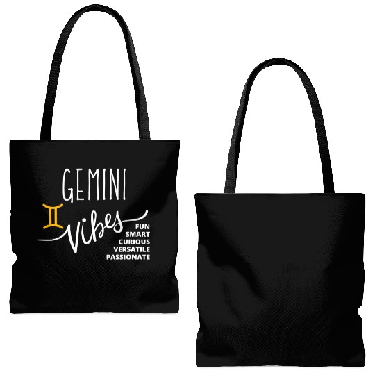 Gemini: Embrace Your Dual Nature with this Fun and Tote Bags (AOP)