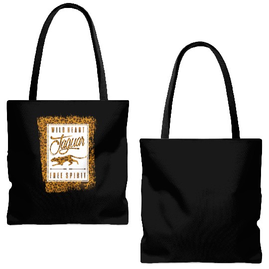 Jaguar Spirit Tribal Gift Idea Tote Bags (AOP)