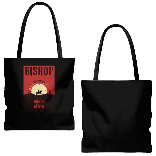 Bishop California wild west town Tote Bags (AOP)