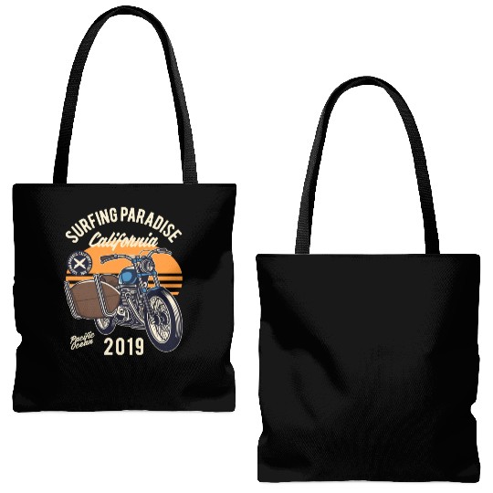Motorcycle Bike Tote Bags (AOP)