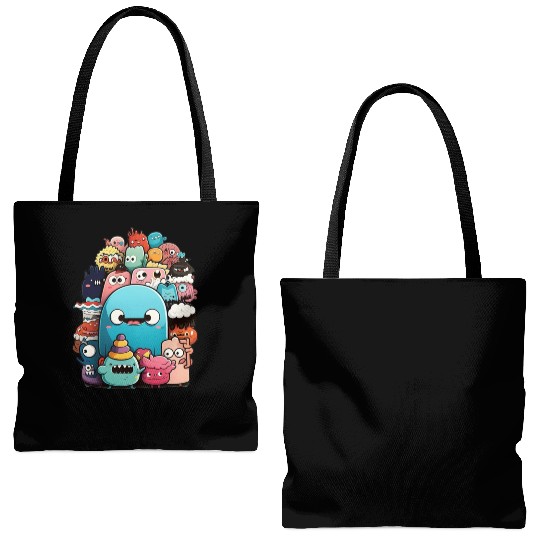 my imaginary friends Tote Bags (AOP)