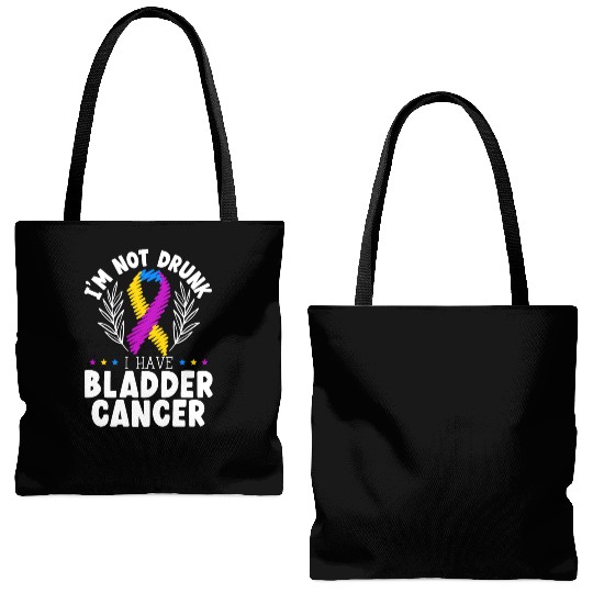 Bladder Cancer Warrior Bladder Cancer Awareness Tote Bags (AOP)