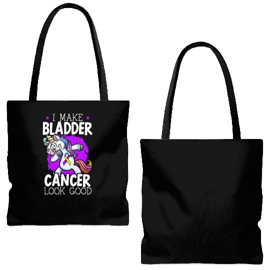 Bladder Cancer Warrior Bladder Cancer Awareness Tote Bags (AOP)