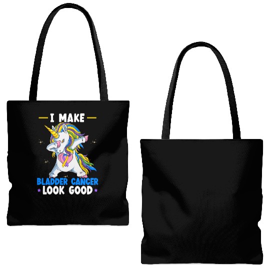 Bladder Cancer Warrior Bladder Cancer Awareness Tote Bags (AOP)