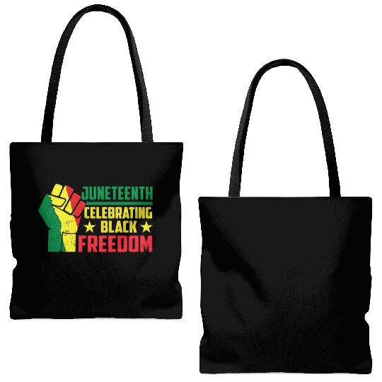 Juneteenth Celebrating Black Freedom Africa 1865 Tote Bags (AOP)