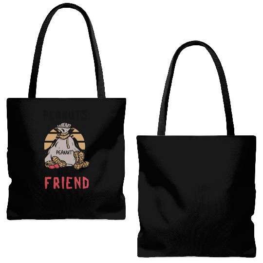 Peanuts Not My Friend Peanut Allergic Tote Bags (AOP)