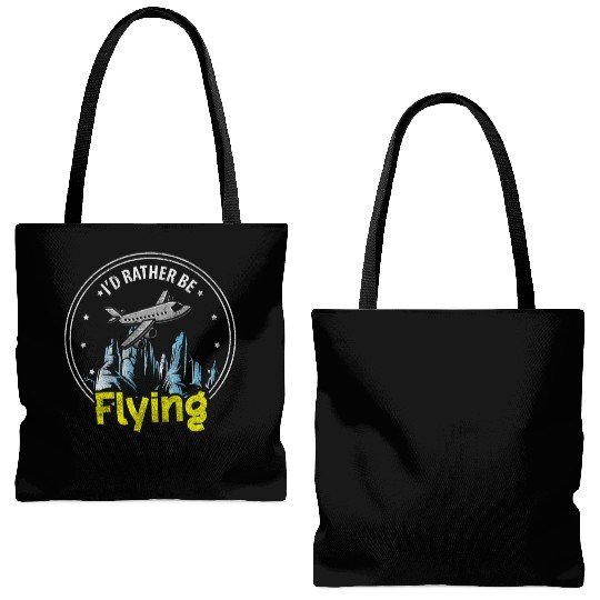 Pilot Profession Aerobatic Pilots Tote Bags (AOP)