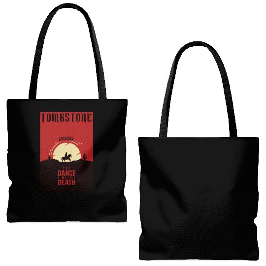 Tombstone Arizonna wild west town Tote Bags (AOP)