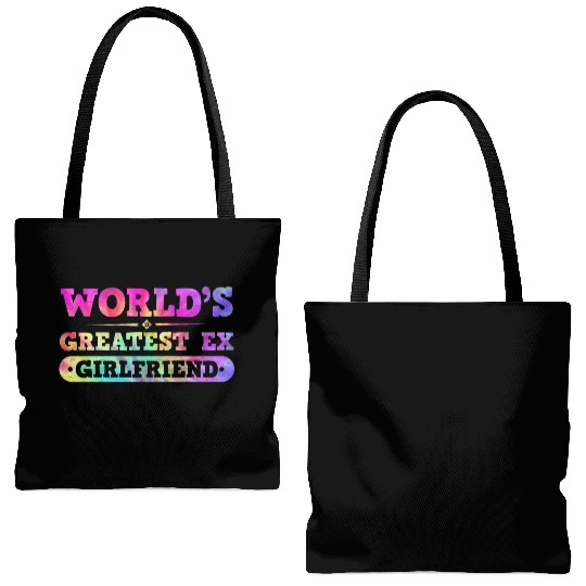 Worlds Greatest Ex Girlfriend Break Postal Service Tote Bags (AOP)
