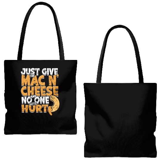 Mac N' Cheese Taster Pasta Food Macaroni Tote Bags (AOP)
