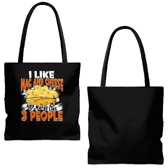 Mac N' Cheese Taster Pasta Food Macaroni Tote Bags (AOP)