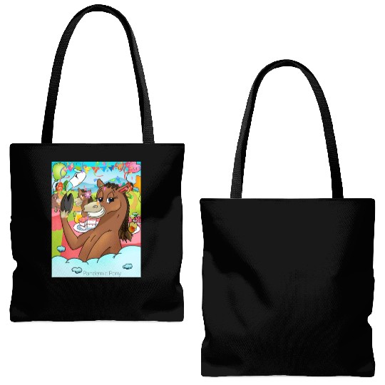 Pandemic Pony Tote Bags (AOP)
