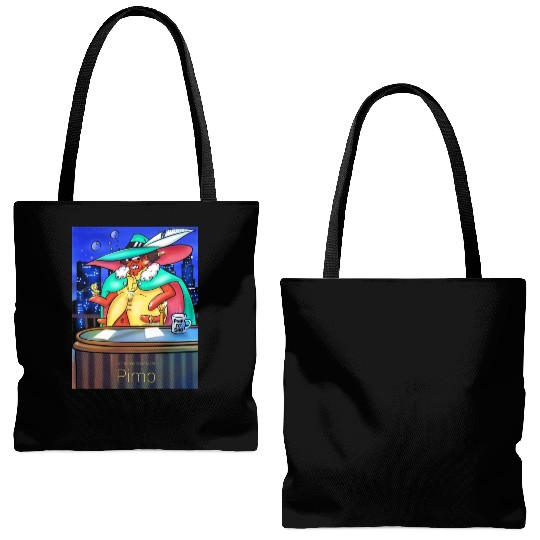 Cornbread Shrimp Da' Pimp Tote Bags (AOP)
