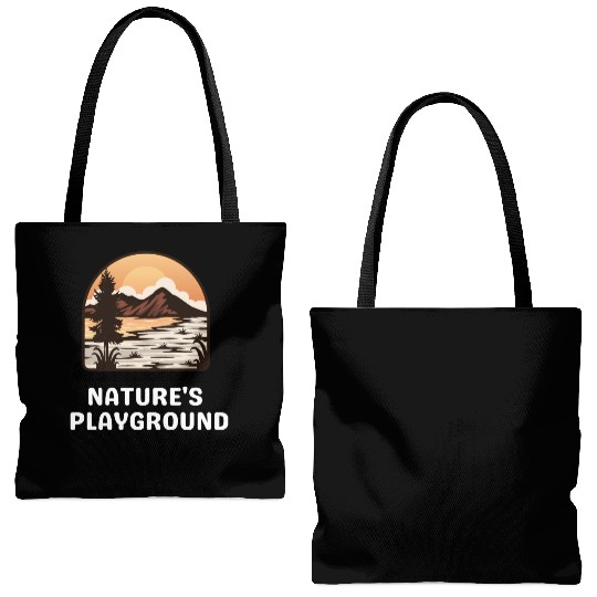 Nature's Playground Tote Bags (AOP)
