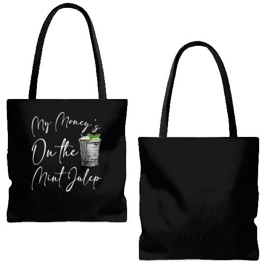 Funny Derby Day And Mint Juleps Kentucky Horse Ra Tote Bags (AOP)