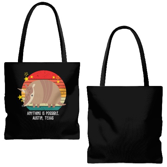 Anything Is Impossible. Austin, Texas Apparel Tote Bags (AOP)