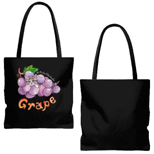 Grape Tote Bags (AOP)