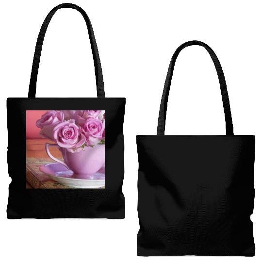 Beautiful Floral print Tote Bags (AOP)