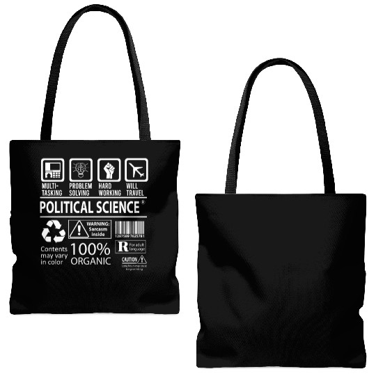 Political Science Tote Bags (AOP) - Multitasking Job Gift