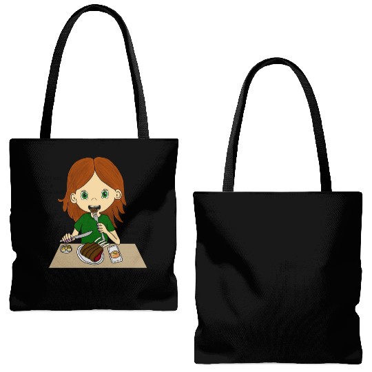 Mary Had a Little Lamb Tote Bags (AOP)