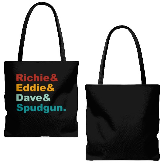 Richie& Eddie& Dave& Spudgun-Retro Funny Movie Ner Tote Bags (AOP)