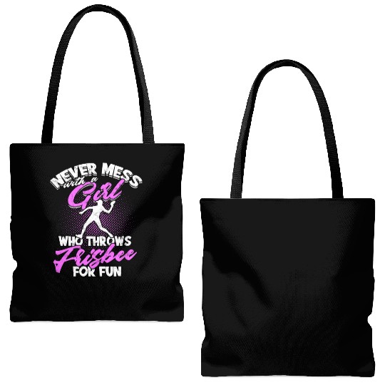 Ultimate Frisbee Importanter Disc Golf Ultimate Tote Bags (AOP)