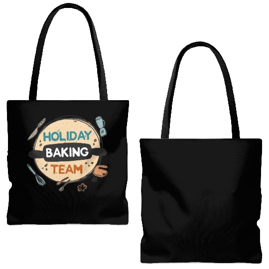 Holiday Baking Team Tote Bags (AOP)