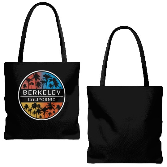 Berkeley California Stylish Vacation Souvenir Tote Bags (AOP)