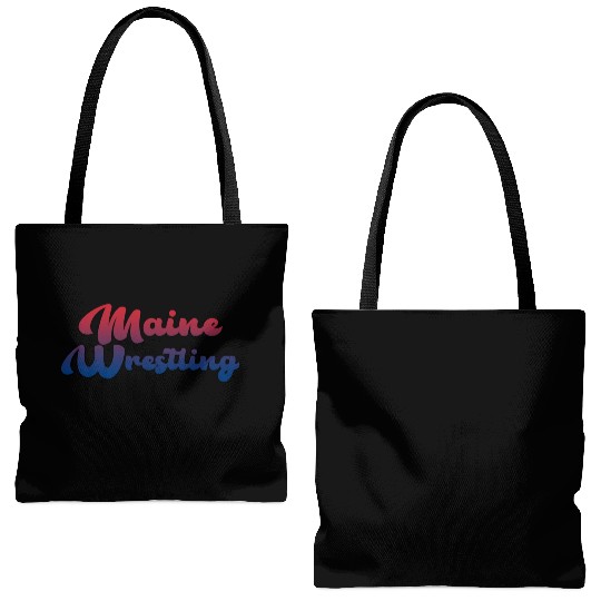 Maine Wrestling Tote Bags (AOP)