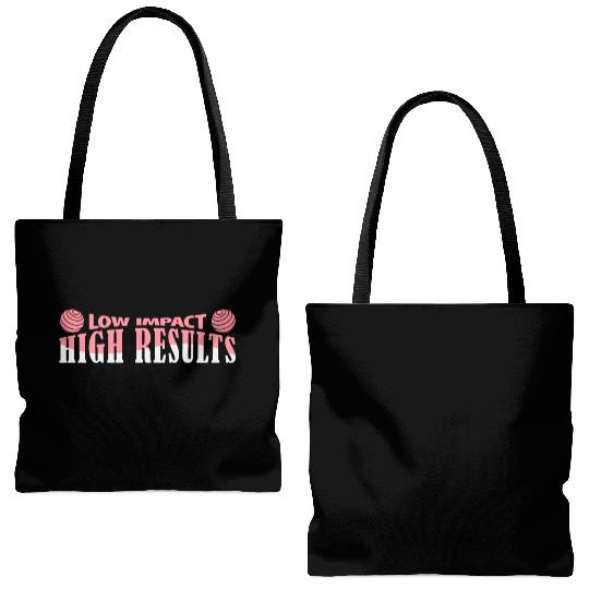 Gym Training Design for Low Impact Workout Tote Bags (AOP)