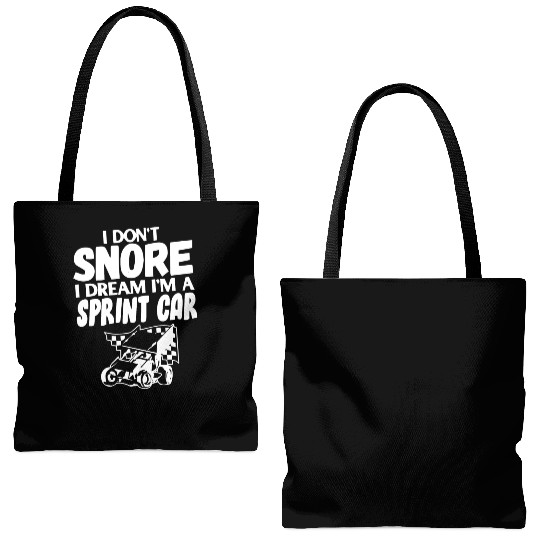 Sprint Car Racing, sprint car, dirt track racers Tote Bags (AOP)