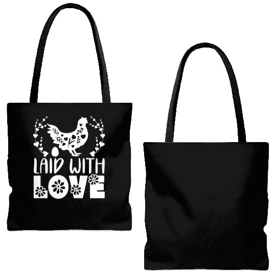 Chicken Farmer Chicken Whisperer Farm Animal Tote Bags (AOP)